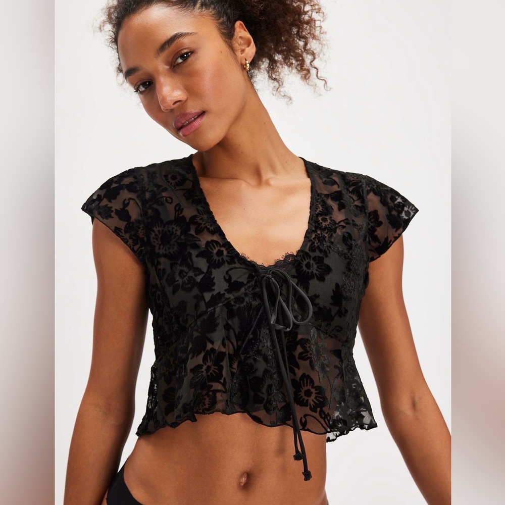 free people I know places top - never worn, no tags 
size small